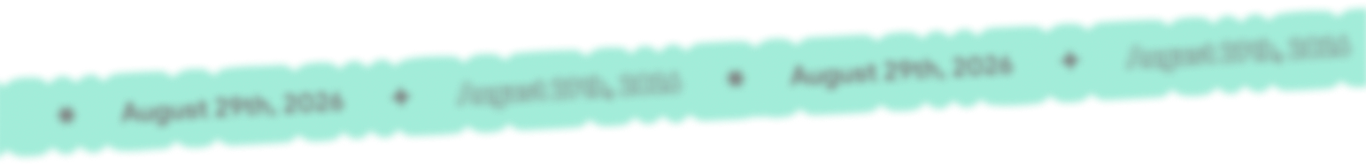 Teal Date Banner