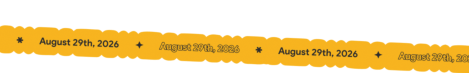 Yellow Date Banner